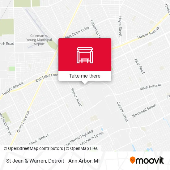 Mapa de St Jean & Warren
