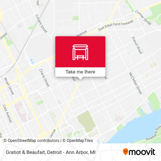 Gratiot & Beaufait map