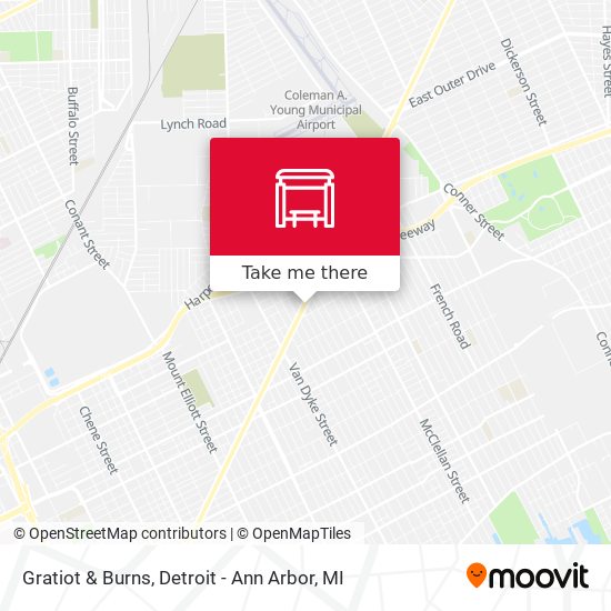 Mapa de Gratiot & Burns