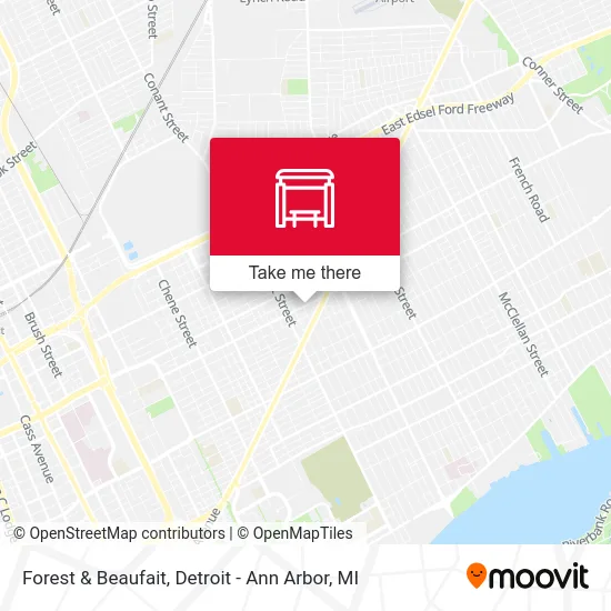 Forest & Beaufait map