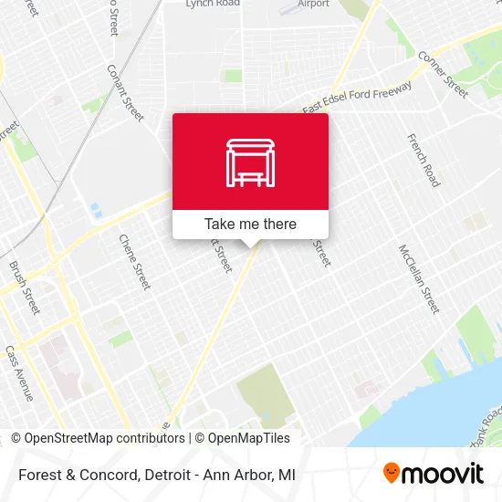 Forest & Concord map