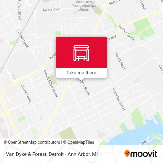 Van Dyke & Forest map