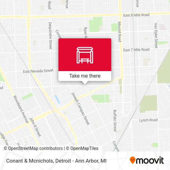 Conant & Mcnichols map
