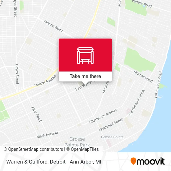 Warren & Guilford map