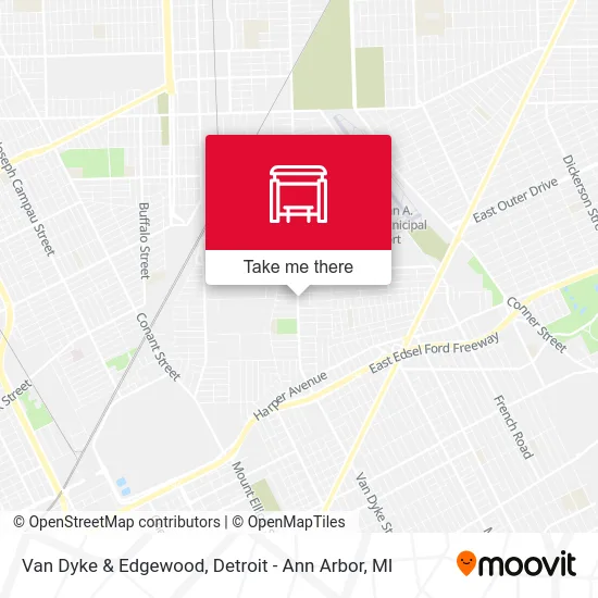 Van Dyke & Edgewood map