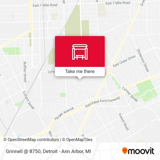 Grinnell @ 8750 map