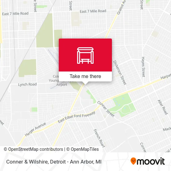 Conner & Wilshire map