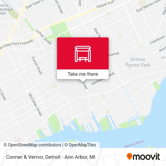 Conner & Vernor map