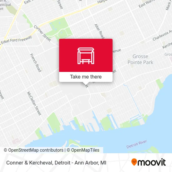 Conner & Kercheval map