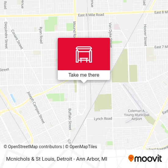 Mcnichols & St Louis map