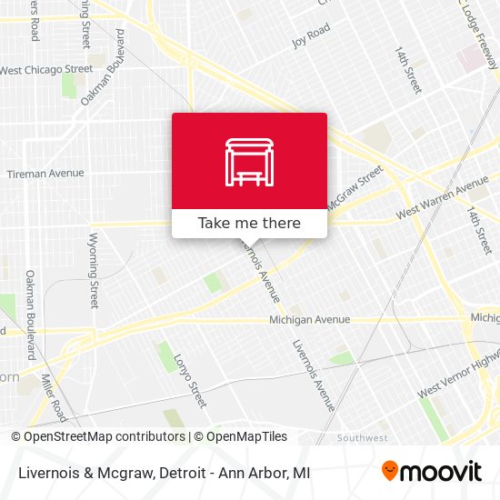 Livernois & Mcgraw map