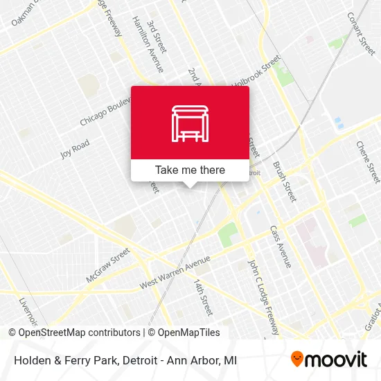 Holden & Ferry Park map