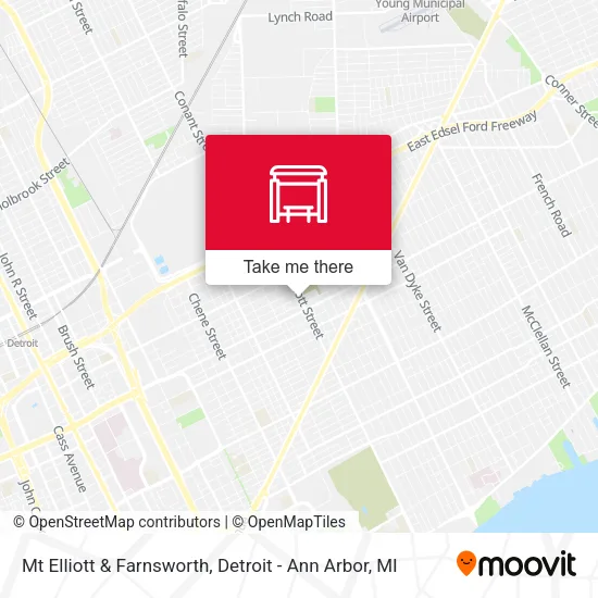 Mt Elliott & Farnsworth map