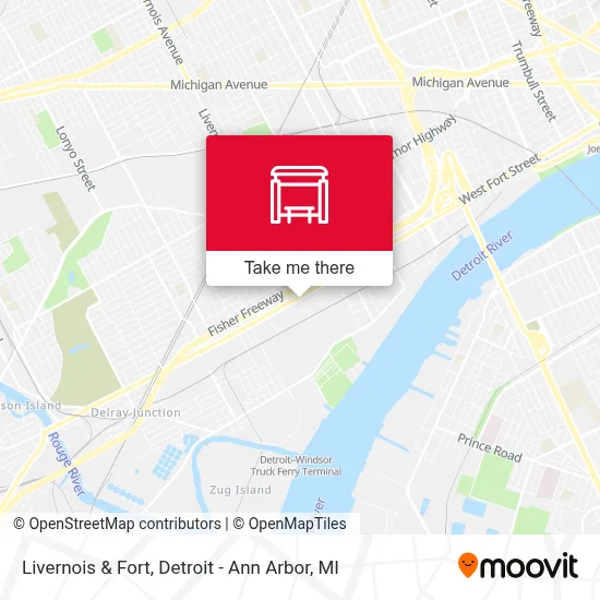 Livernois & Fort map