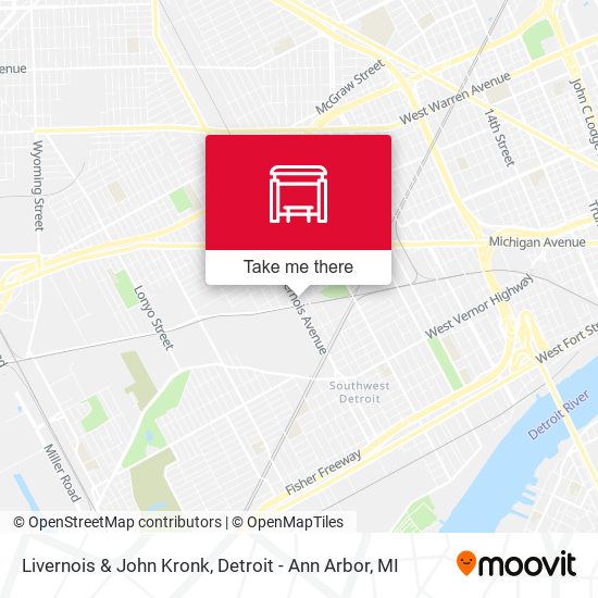 Mapa de Livernois & John Kronk