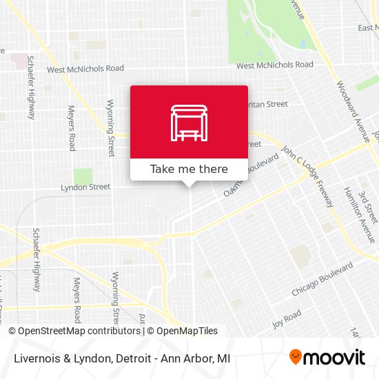 Livernois & Lyndon map