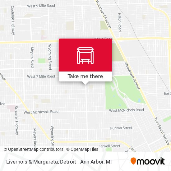 Mapa de Livernois & Margareta