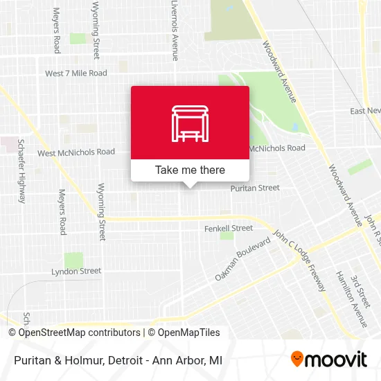 Puritan & Holmur map