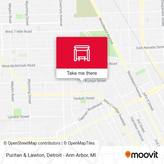 Puritan & Lawton map