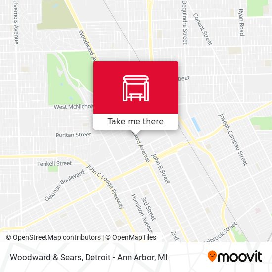 Woodward & Sears map