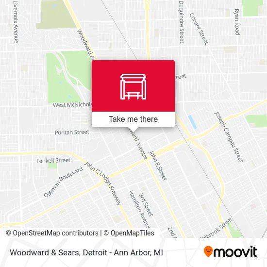 Woodward & Sears map