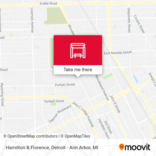 Hamilton & Florence map