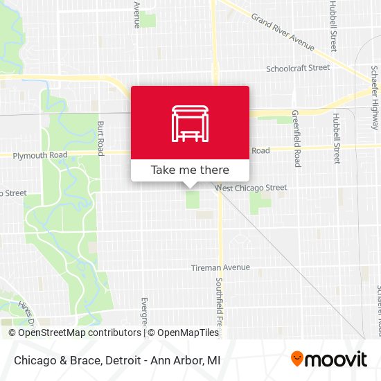Mapa de Chicago & Brace