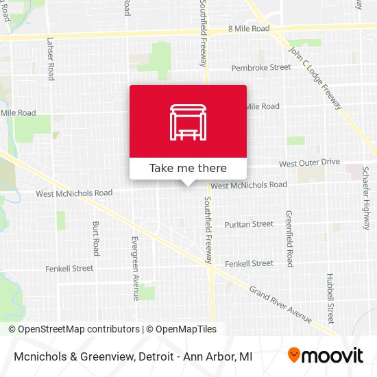 Mapa de Mcnichols & Greenview
