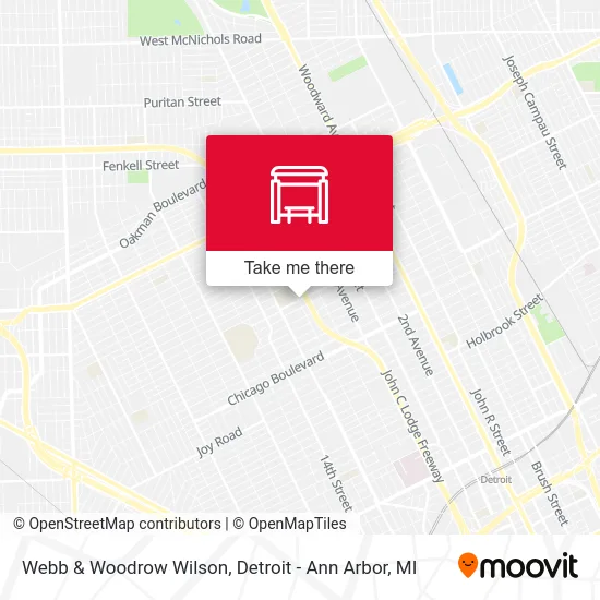 Webb & Woodrow Wilson map