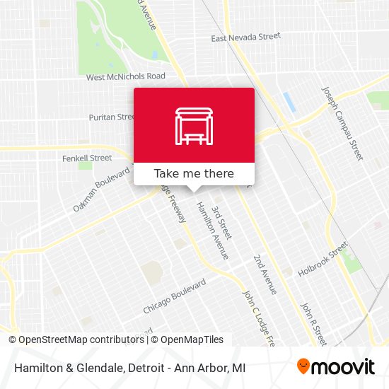 Mapa de Hamilton & Glendale