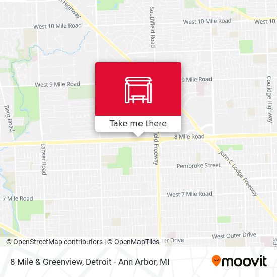 Mapa de 8 Mile & Greenview