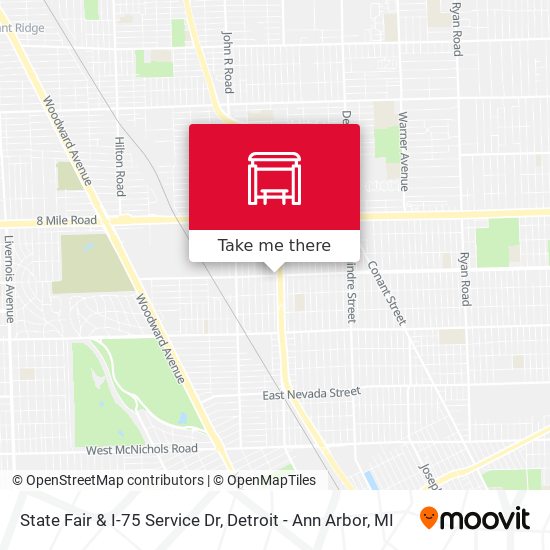 State Fair & I-75 Service Dr map