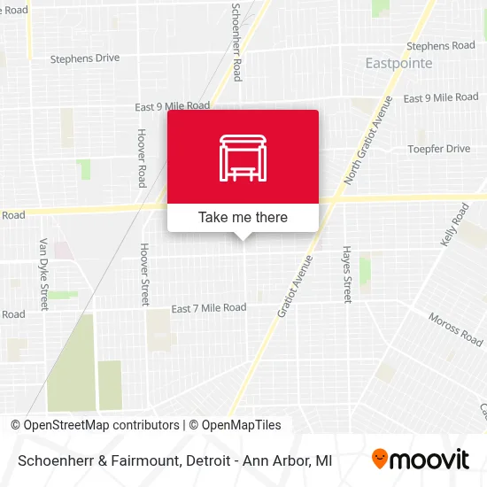 Schoenherr & Fairmount map