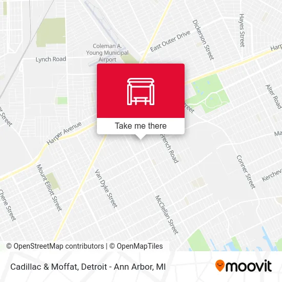 Cadillac & Moffat map