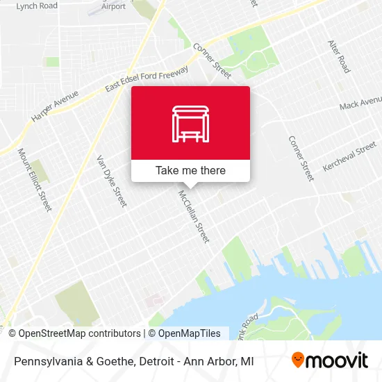 Pennsylvania & Goethe map