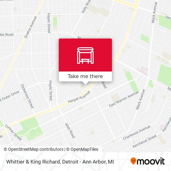 Mapa de Whittier & King Richard