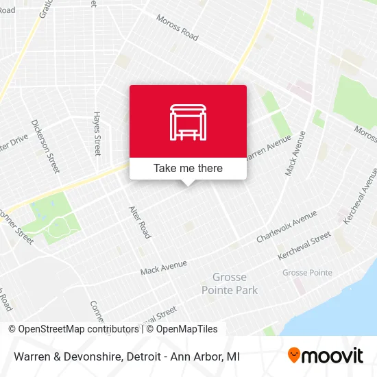 Warren & Devonshire map
