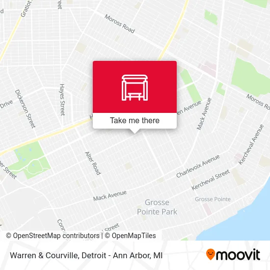 Warren & Courville map