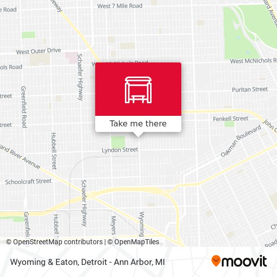 Wyoming & Eaton map