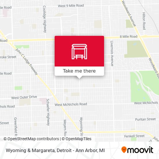 Mapa de Wyoming & Margareta