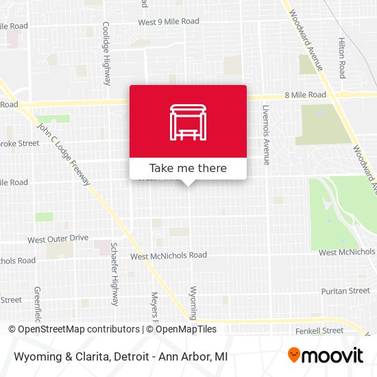 Mapa de Wyoming & Clarita
