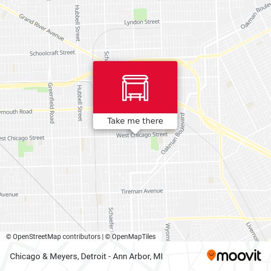 Chicago & Meyers map