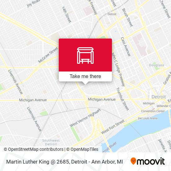 Martin Luther King @ 2685 map