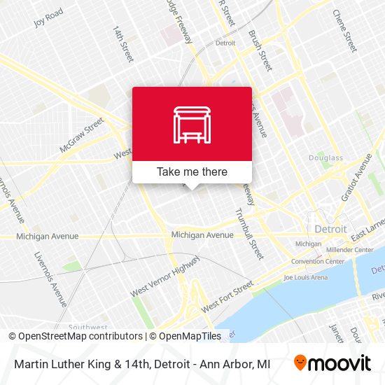 Mapa de Martin Luther King & 14th