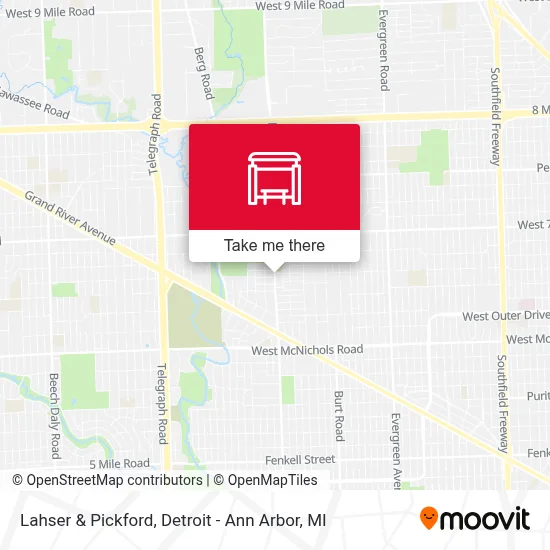 Lahser & Pickford map