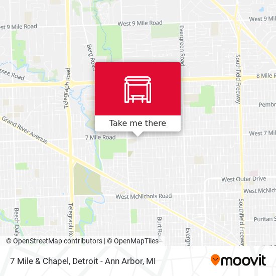 7 Mile & Chapel map