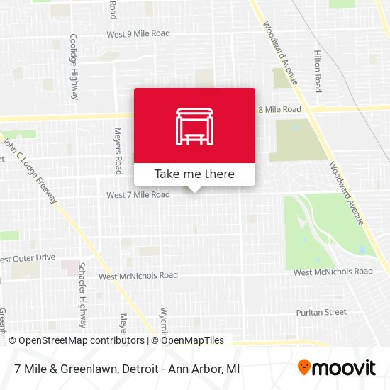 Mapa de 7 Mile & Greenlawn