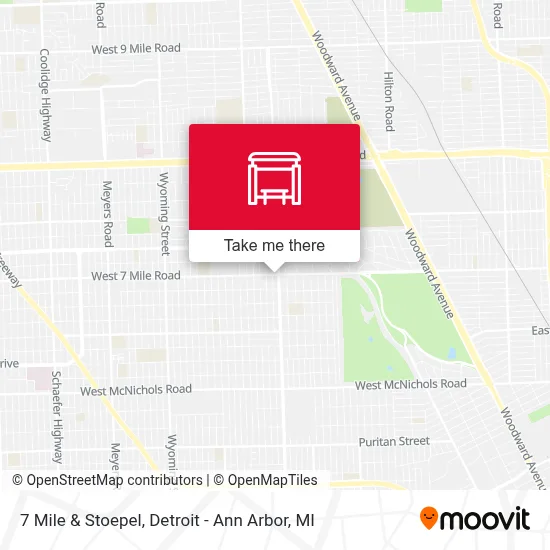 7 Mile & Stoepel map
