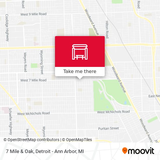 Mapa de 7 Mile & Oak