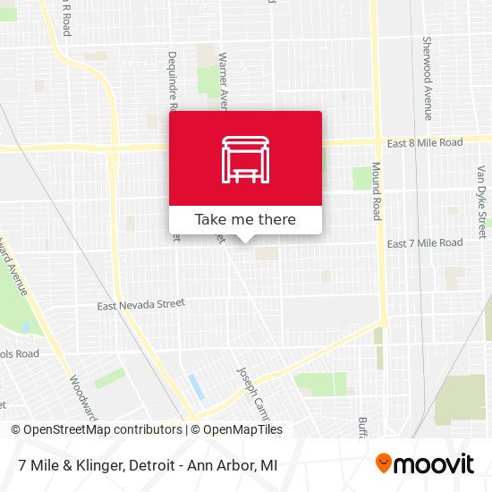 Mapa de 7 Mile & Klinger